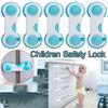 20 шт. Защитный замок для детской безопасности, Замок для ящика, Защита от защемления рук, Многофункциональный, Защита от открывания детьми, Замок-защелка для холодильника