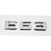 Car Tail Letter Number Emblem Sticker Rear Trunk Badge Decal for Mercedes Benz E Class E53 E55 E63 E200 E220 E230 E240 E250 E260 EIA4