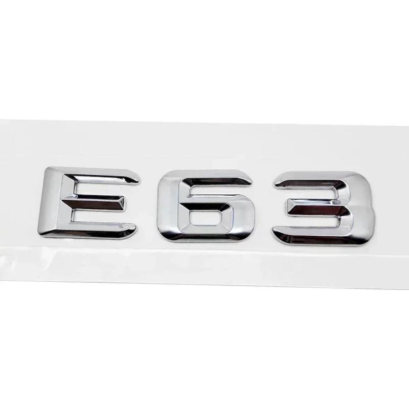 Car Tail Letter Number Emblem Sticker Rear Trunk Badge Decal for Mercedes Benz E Class E53 E55 E63 E200 E220 E230 E240 E250 E260 EIA4