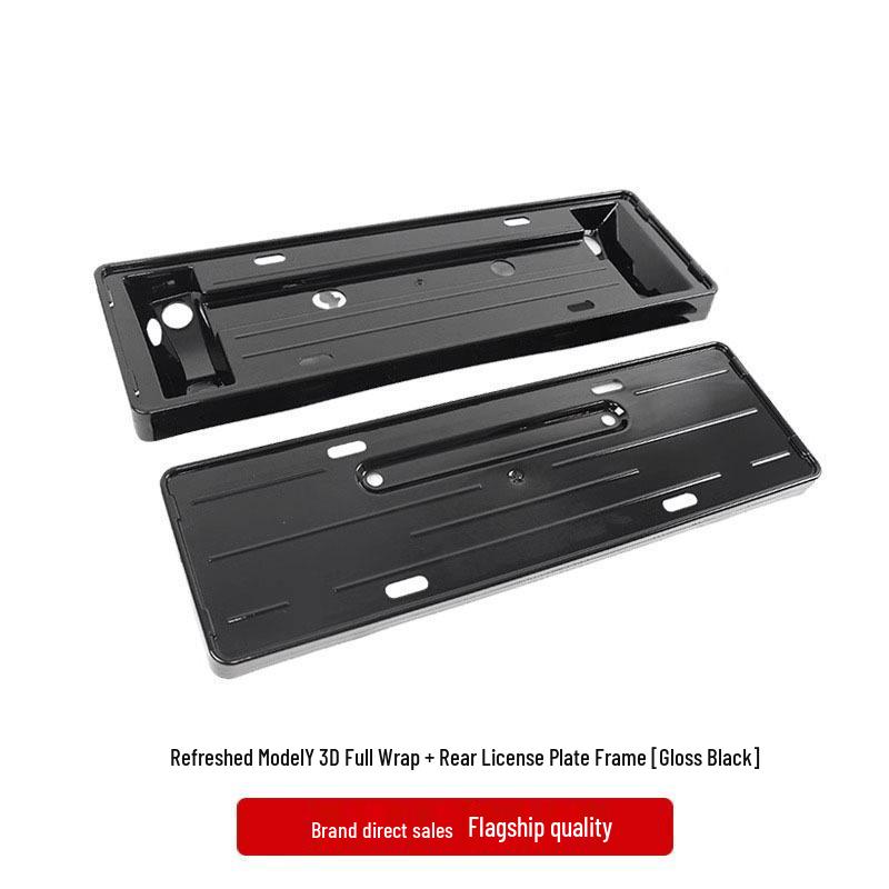 Tesla Model 3/Y License Plate Frame - New Version, Full Protection Holder