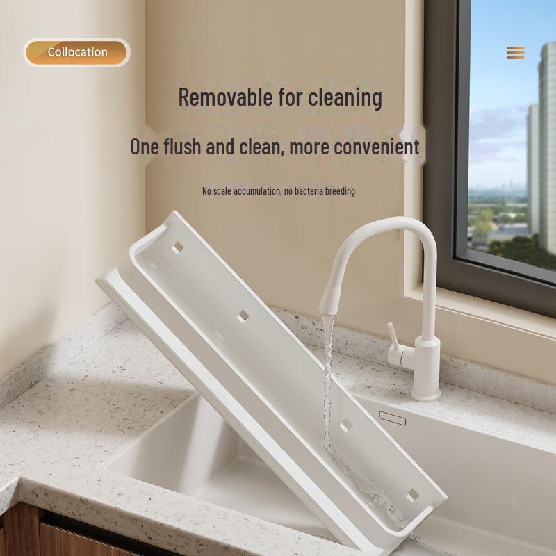 Настенная кухонная стойка в кремовом стиле: Многофункциональное белое хранилище без перфорации для приправ и специй