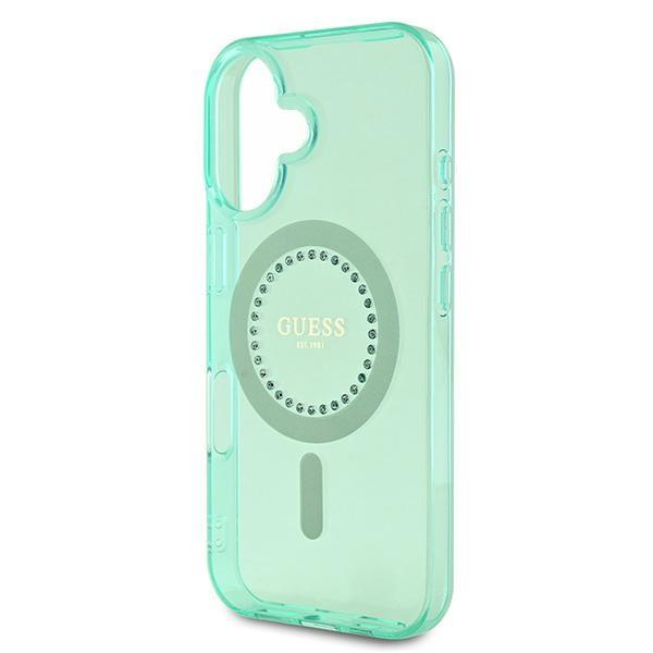 Etui do iPhone 16 Plus Guess MagSafe Hardcase Zielony