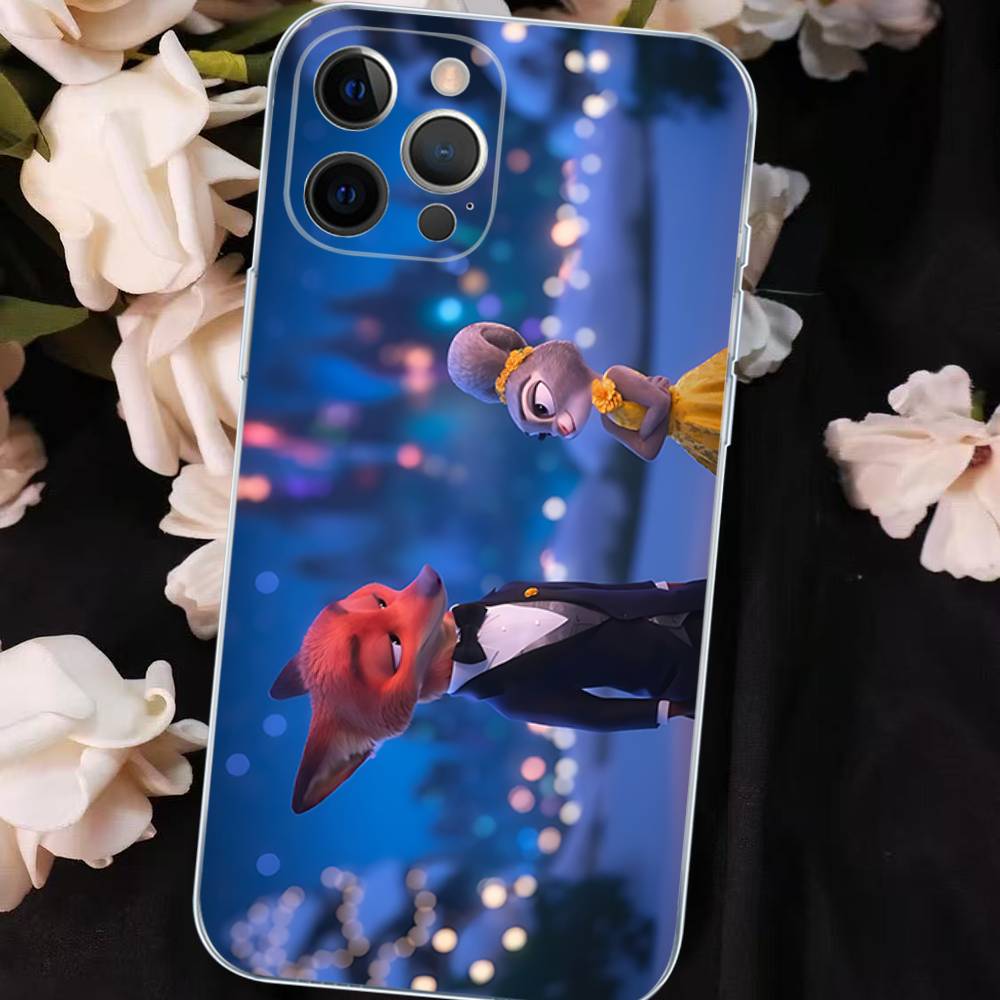 Чехол для телефона Z-ZootopiaS 2 1 Фильм Для IPhone 17 16 15 Plus 14 13 Mini 12 11 Pro Max Мягкий чехол