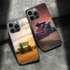 Чехол для телефона Трактор Сельскохозяйственная техника Для Apple Iphone 16 15 Plus Мягкий 13 12 Mini Чехол 11 14 Pro Max Capa X XS XR 8 7 Оболочка Coque Sil
