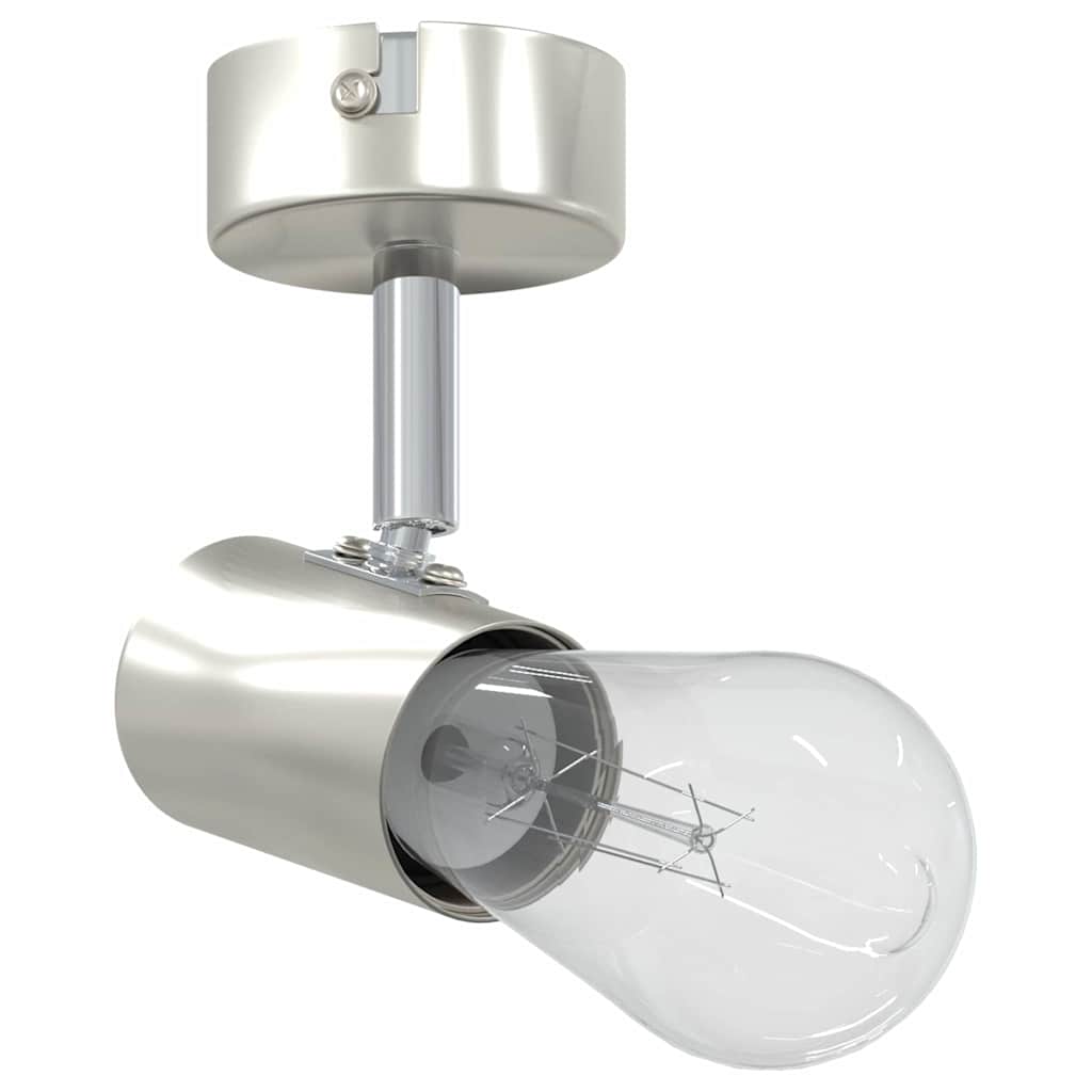 Ceiling Spotlight with Spotlights Nickel 6.5 x 6 x 11.5 cm Metal