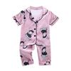 Summer Baby Clothes Kids Girls Boys Pajamas Giraffe Sleepwear 