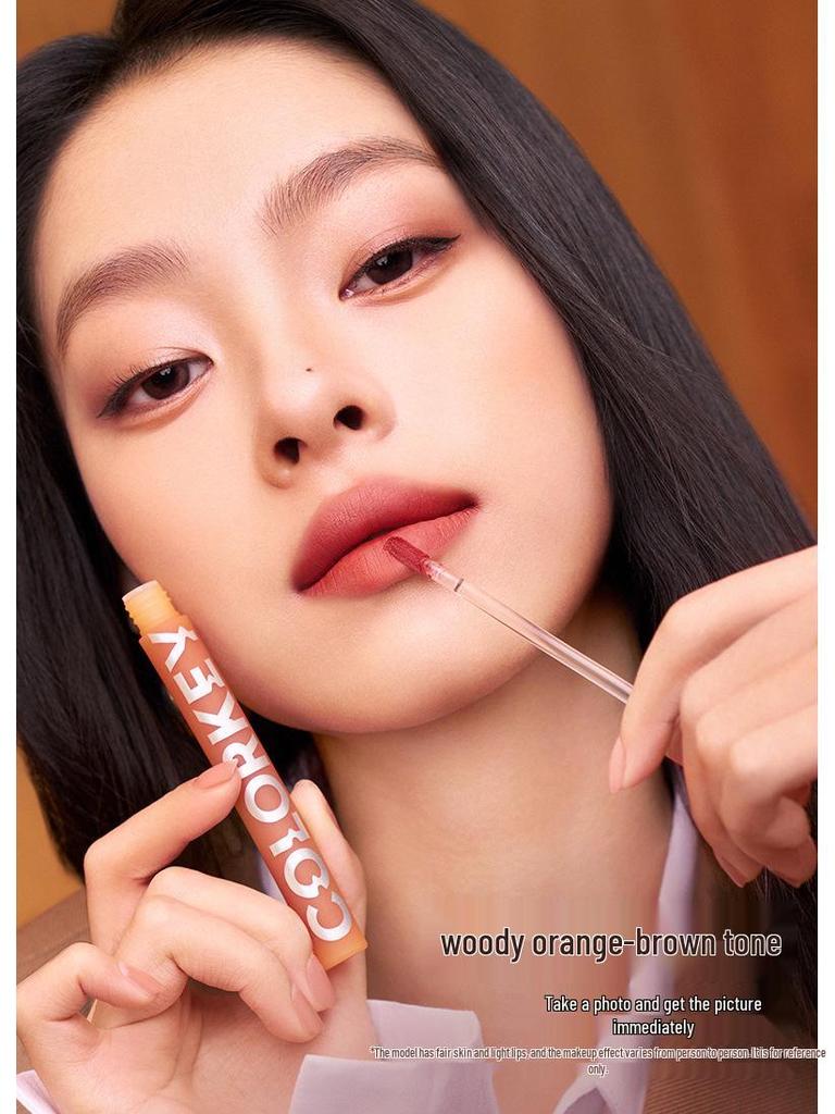 Colorkey Блеск для губ - Женская матовая нюдовая серия и зеркальная помада с эффектом водного сияния