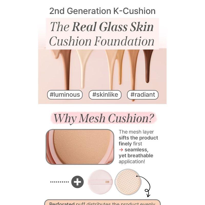Milk Touch - Набор с кушоном для сияния кожи All-day Skin Fit Milky Glow - 3 цвета