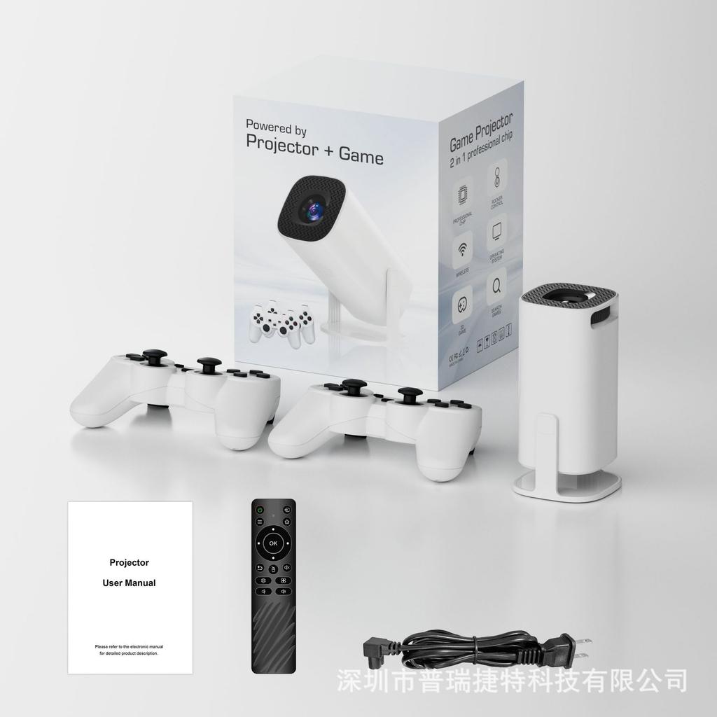Игровой проектор Hy300/p30/hy320/s40 4K Android 13 HD Игровая консоль