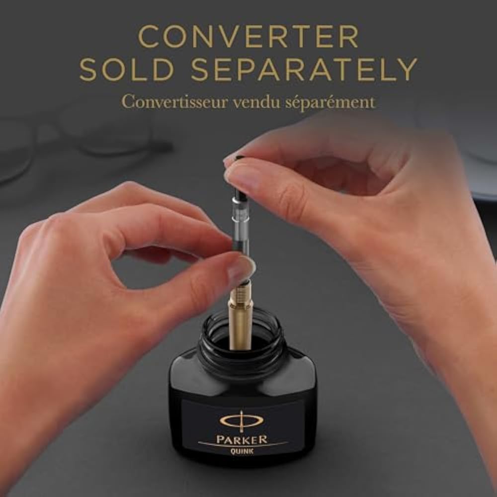 PARKER Parker Чернила для ручки Quink Черные S1162110 57мл Обычные Импортные