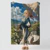 Аниме V-Violet Evergarden-n Плед из толстого и уютного фланелевого одеяла, Многоцелевое использование В помещении на улице Ежедневный сон