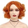 Synthetic Short Wigs for White Women Cosplay Wig Female Big Curly Hair Natural Wig Girls Colored Wig Halloween Costume