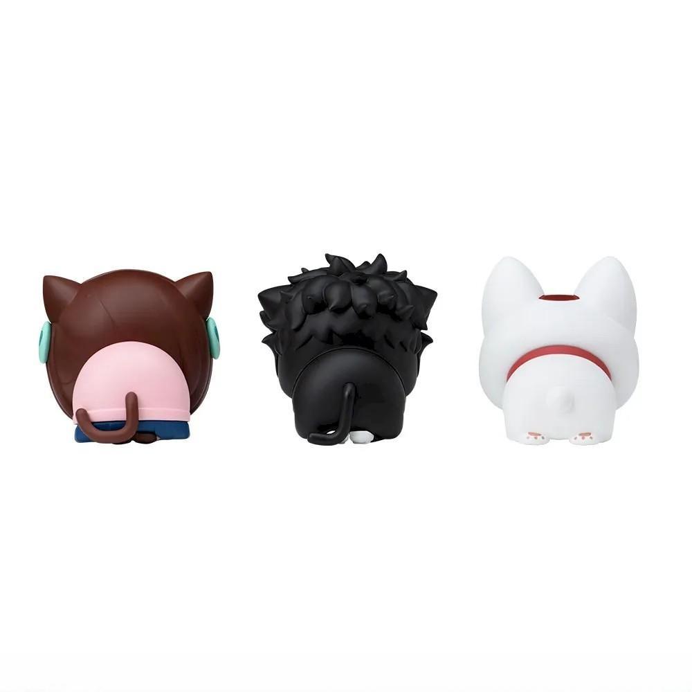 4Pcs/1Set 5CM Anime Dandadan Figure Takakura Ken Ayase Momo Nap Cat Turbo Granny Party Position Desktop Ornaments Doll Toys