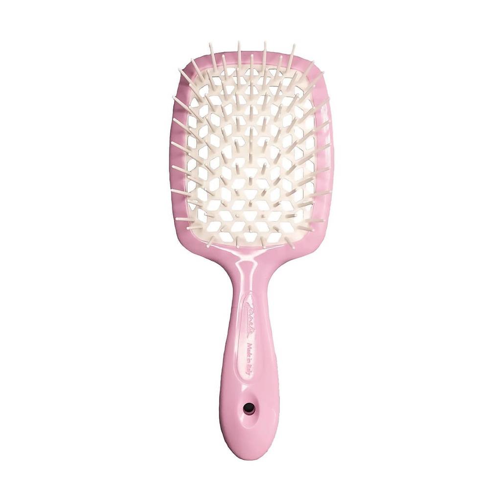 Hair Brush Pink with White Superbrush Janeke