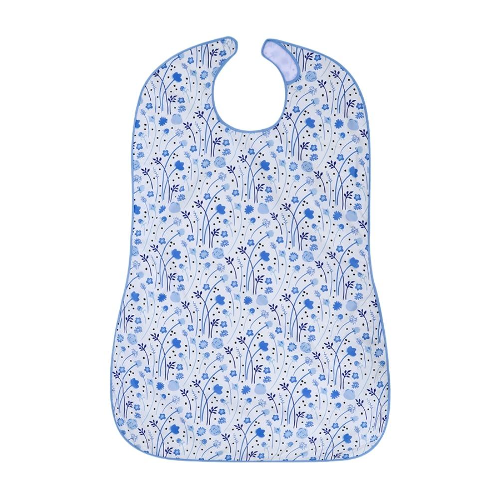 Washable Elderly Eating Bib Waterproof Adult Bib Clothing Protectors for Elderly Nursing Home Use