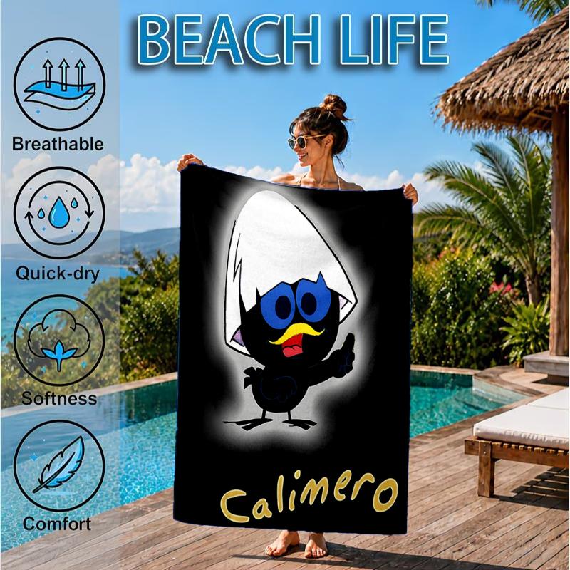 Cali-mero Cozy Night Beach Towel, Microfiber Beach Towel, Perfect For Pool, Beach, Travel, Home Decor Beach Party Fan gifts