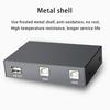 2 In 1 Out USB Print Sharer, 2 USB 2.0 Ports Splitter Printer Adapter Sharing Device Switch Box for PC Computer Scanners
