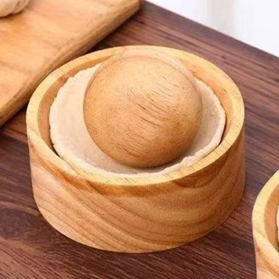 Деревянный Формовочный Инструмент для Пельменей Круглая Ручная Пресс-Форма для DIY Оберток для Вонтонов Многоцелевой Инструмент для Пельменей для Домашней Кухни