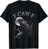 Black Crow, F-Caw-F Funny Black Bird Moon Gothic Adult Humor T-Shirt