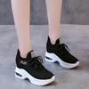 2024 Весна и осень Сезон Увеличенные Папины Туфли Женские Модные Сетчатые Дышащие Толстые Подошвы Повседневные Спортивные Туфли