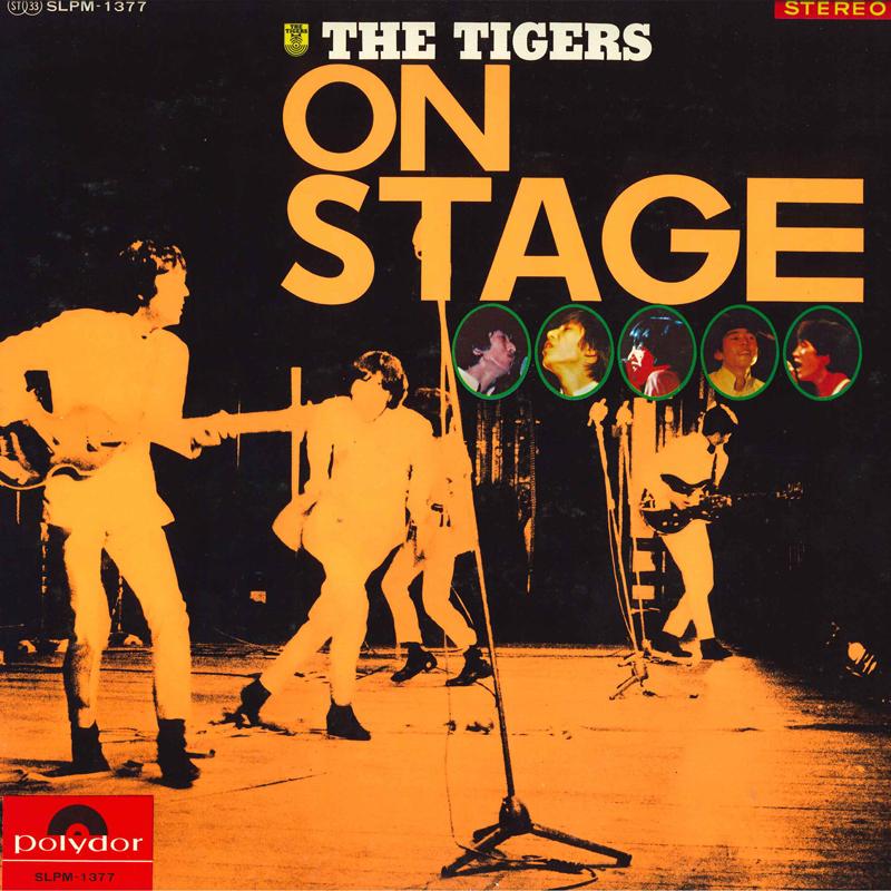 Виниловая пластинка TIGERS Tigers On STAGE SLPM1377 POLYDOR 1967 Япония Японский Поп-Рок Б/у