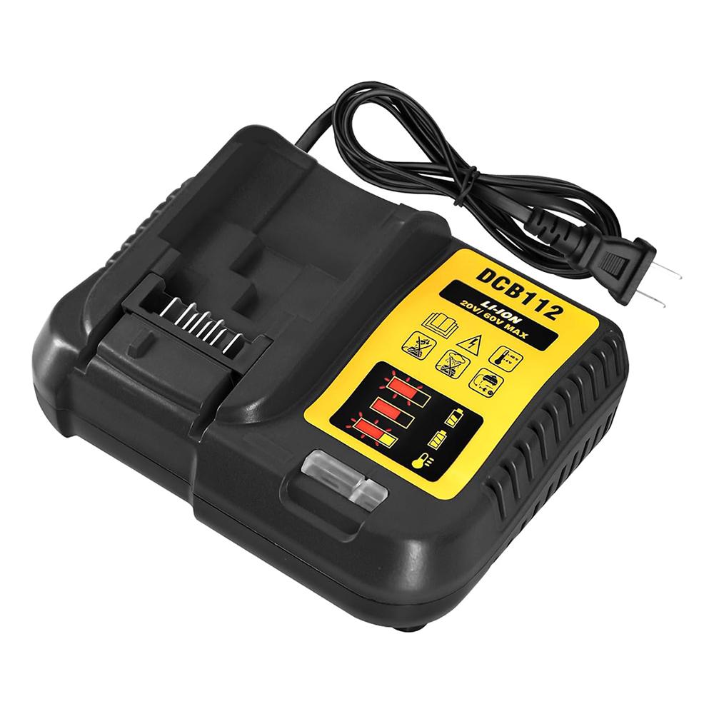Зарядное устройство для литий-ионных аккумуляторов DCB112 для DeWalt 10.8V 12V 14.4V 18V 20V Аккумулятор DCB118 DCB101 DCB127 DCB609 DCB200 DCB140 DCB105 DCB200