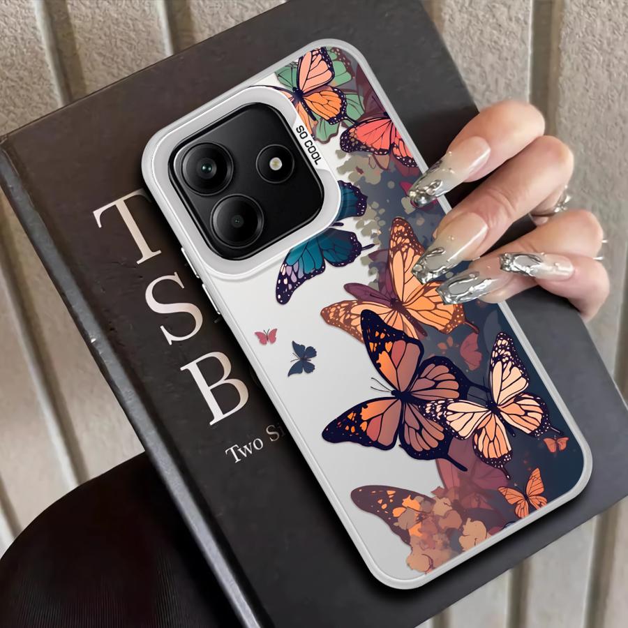 Cartoon Butterfly Case for Xiaomi Mi 13T 12T Pro 11 Lite Back Phone Cover