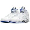 Мужские кроссовки Air Jordan 5 Retro Stealth 2.0 Белый Черный Hyper-Royal DD0587-140