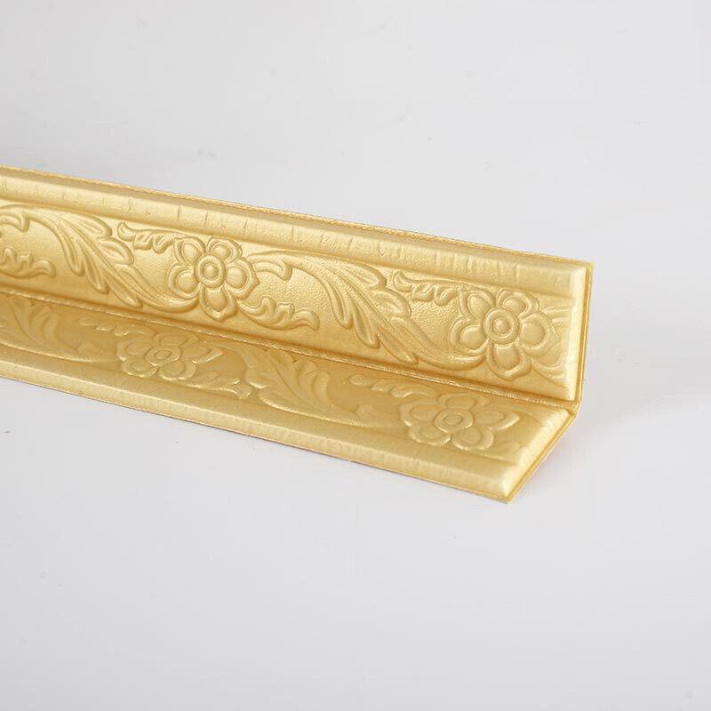 3D отделка стены, плинтус, самоклеящаяся водостойкая плинтус, обои, наклейка на стену для гостиной, домашний декор