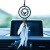 Automobile Hanging Ornament Car Rearview Mirror Decoration Pendant Feather Car Hanging Car Decoration Car Accessories Car Modification Gift