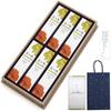 Sympathy Incense Gift Set In Paulownia Wood Box Outer Condolence Carry Bag Gift Incense for 49th First Bon Festival [Marigold, Sandalwood, Wrapping,