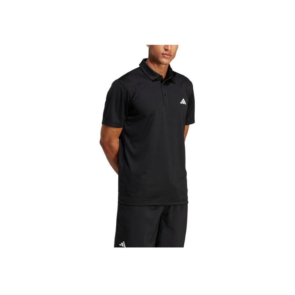 Adidas Мужская теннисная рубашка-поло Pure Logo, черная HR8730