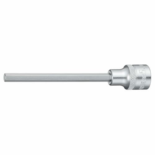 TONE Long Hexagonal Socket, 3H-05L, 9.5mm (3/8") Drive, 5mm Width