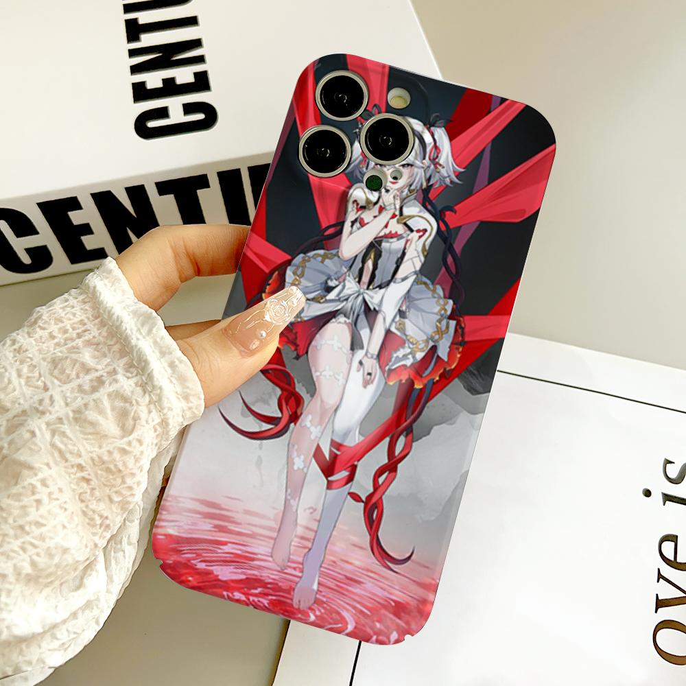 Чехол для телефона Wuthering Waves Camellya FUNDA Для IPhone 16 15 14 13 12 11 Plus Pro Max Mini Точное совпадение отверстий Защитные пленки