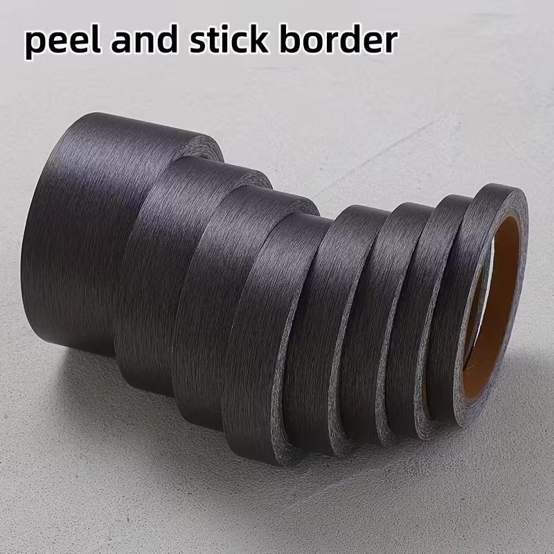10Mx1/2/3cm Door Frames Self-adhesive PVC Edge Banding Tape Furniture Wood Grain for Refurbishment Cabinets Seams Repair Wall
