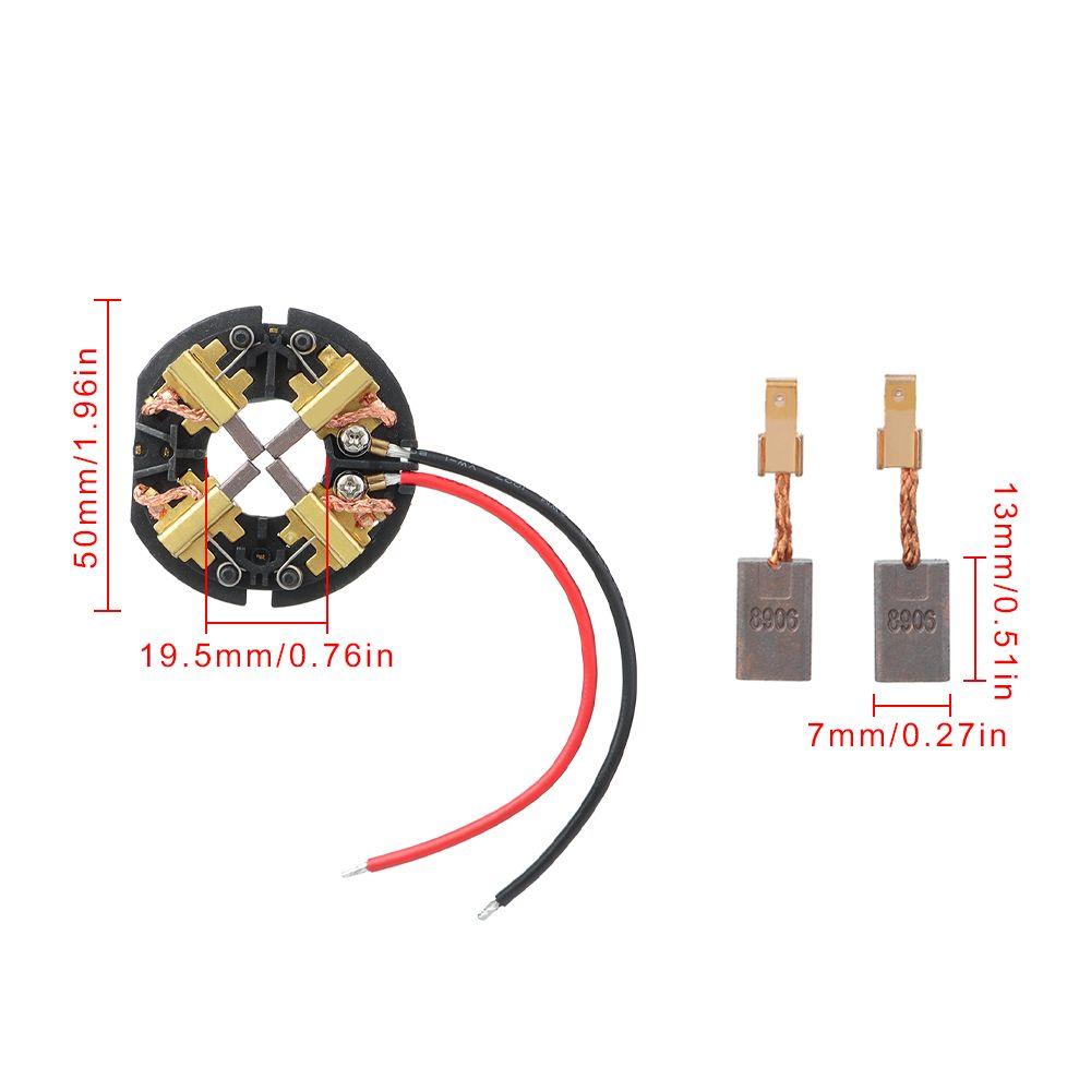 M18/M12 Hammer Brush Card Assembly Driver Accessories For AEG Milwaukee Carbon Brush Holder