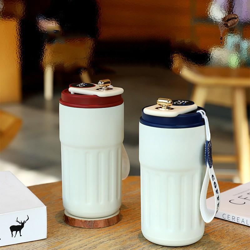 Интеллектуальная температура 316 нержавеющая сталь вакуумная изоляционная кружка 450 мл портативная изоляционная кружка офисная кофейная кружка автомобильная повседневная кружка