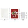 Christmas House Greeting Cards Colorful 3D Pop Up Christmas Cards Set Handmade Holiday Greetings For New Year
