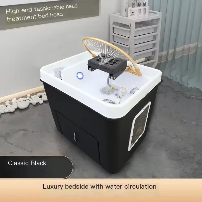Спа-кресло для мытья головы, раковина для парикмахера, паровое переносное кресло для мытья волос, водная терапия, Lavacabezas, салонное оборудование