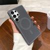 Luxury Heat Dissipation Breathable For Magsafe Case For Samsung S25 S24 S23FE S22 Ultra Plus Magnetic Wireless Charge Hard Cover