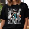 Дизайн футболки с PNG баскетболистом: Комиксная графическая футболка LaMelo Ball Сублимация, DTF (Цифровая загрузка)