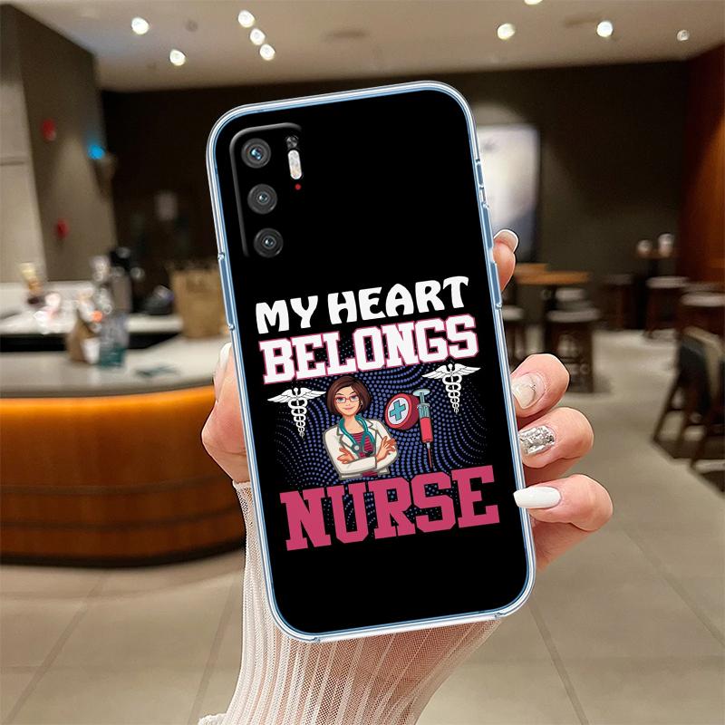 RE22 Doctor Nurse Transparent Phone Case for Motorola Moto G40 G04 G05 One Ace Action  Fusion + Plus Hyper Macro Vision Zoom