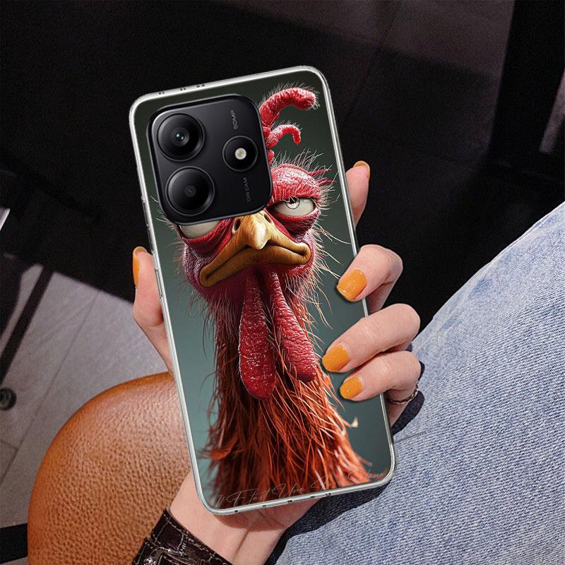 Chicken Hen Rooster Phnoe Case for Phnoe Case for Xiaomi Redmi Note 15 14 14S 13 Pro Plus 12 12S 11S 11E 10S 10 11T 5G Unique Co