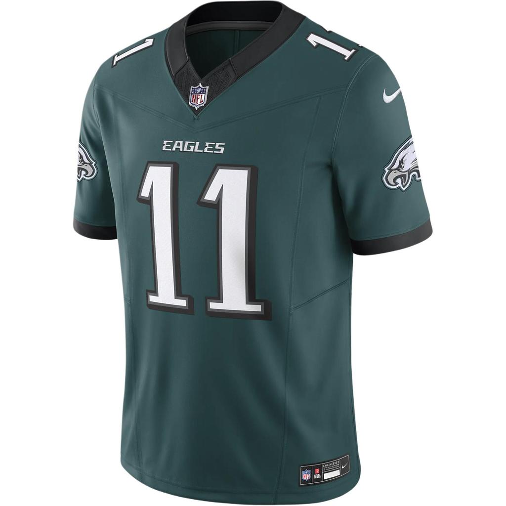 Nike Эй Джей. Мужская футбольная форма Nike Dri-FIT NFL Limited Philadelphia Eagles, коричневая, 31NM0AAO86F-6Y0