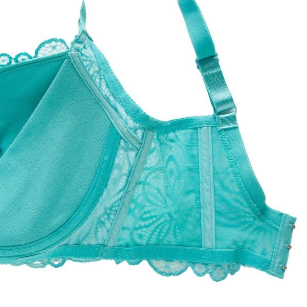 Galaxy Beautiful Breast Высокий бюстгальтер и трусики GHI, Без спинки, По бокам, Чашка 3/4, Комплект, (RE-Красный, G70)