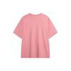 Li-Ning Badfive Tactical Letter Print Casual Round Neck Free Short Sleeve T Shirt Men Tops Peach-Pink AHSU431-7