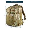 50 Liters Outdoor Tactical Dual Shoulder Large Backpack Backcountry Cycling Sports Backpack Travel Attack Camouflage Multi-fu
