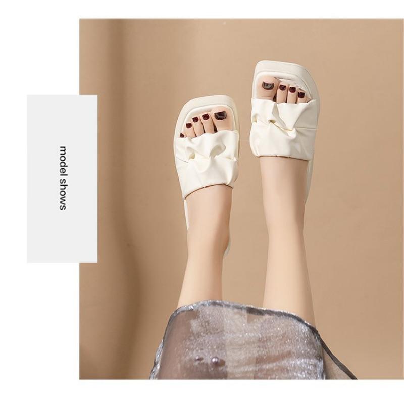 High Heel Slippers Thick Bottom Waterproof Platform Women Sandals