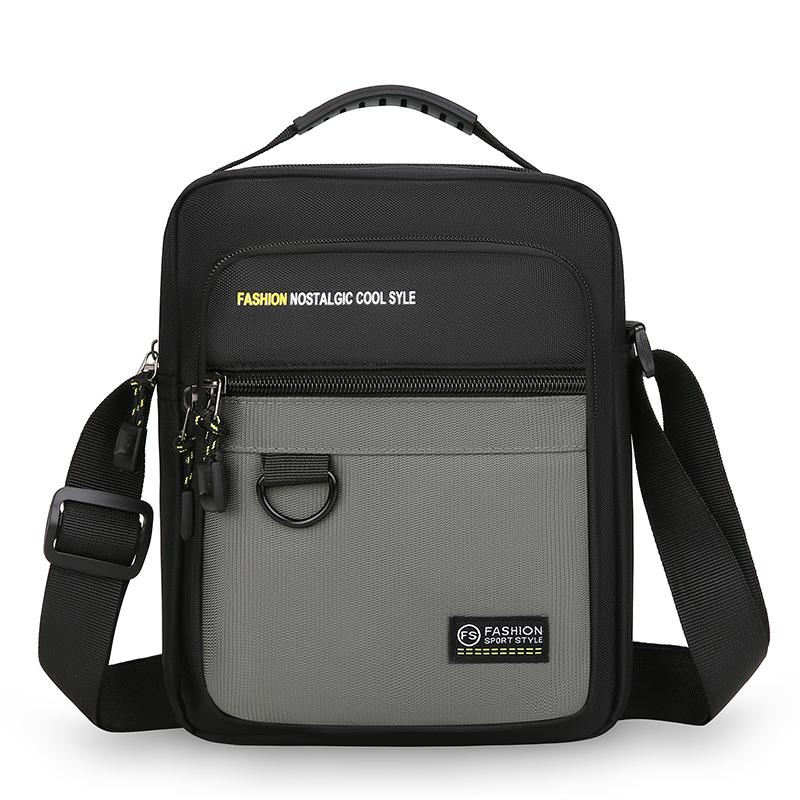 Мужская наплечная сумка Новая повседневная мужская сумка Водонепроницаемая уличная многофункциональная сумка через плечо CLE