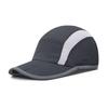 Long Peaked Cap Unisex Sunshade Anti-UV Good Breathability Hollow Mesh Foldable Reflective Strip Sweat Absorption